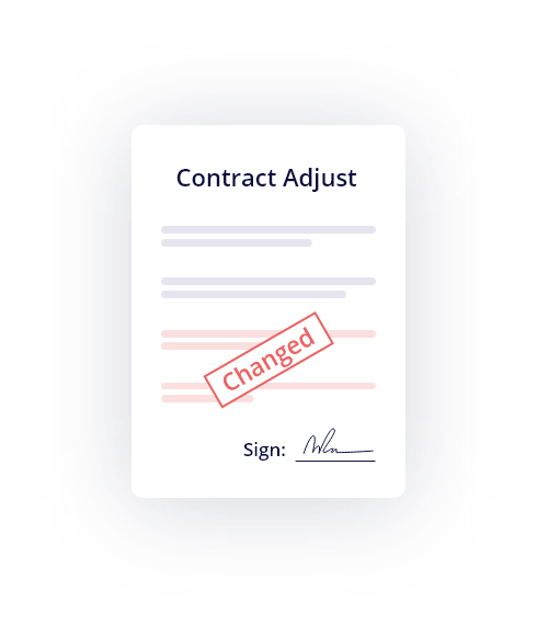 contract adjust